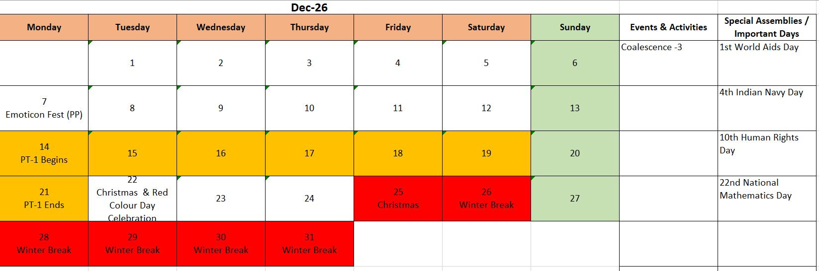 November 2026 Calendar